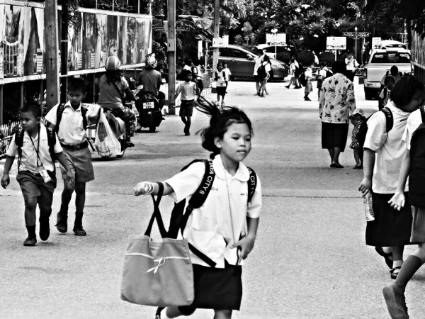 Child to school